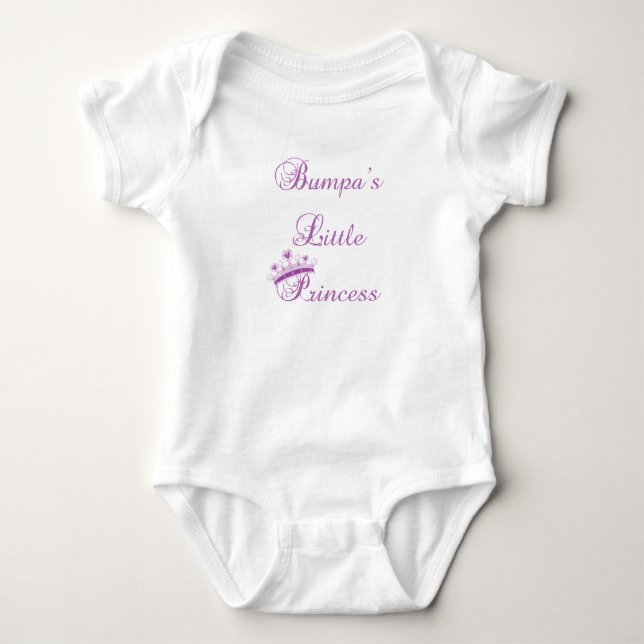 Bumpa's Little Princess Baby Bodysuit (Front)