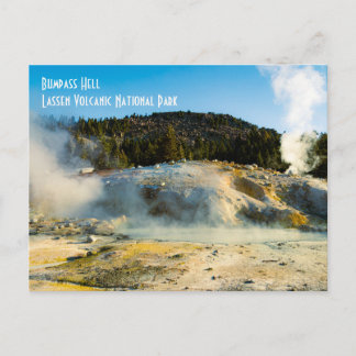 Bumpass Hell - Lassen Volcanic National Park Postcard