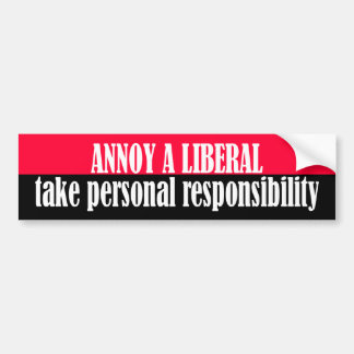 BUMPER_annoyliberal Bumper Sticker