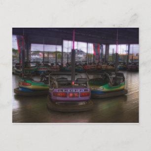 "Bumper Cars" Postcard