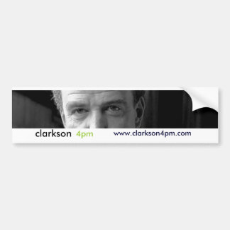 Bumper clarkson 4pm bumper sticker