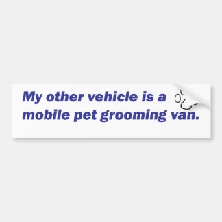 Bumper - My Other Vehicle...Van Bumper Sticker