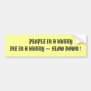 BUMPER STICKER