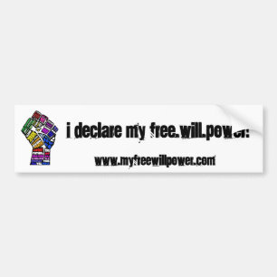 bumper sticker