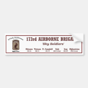 Bumper.Sticker - 173rd Airborne Brigade Bumper Sticker