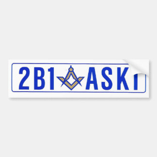 Bumper Sticker - 2B1 ASK1