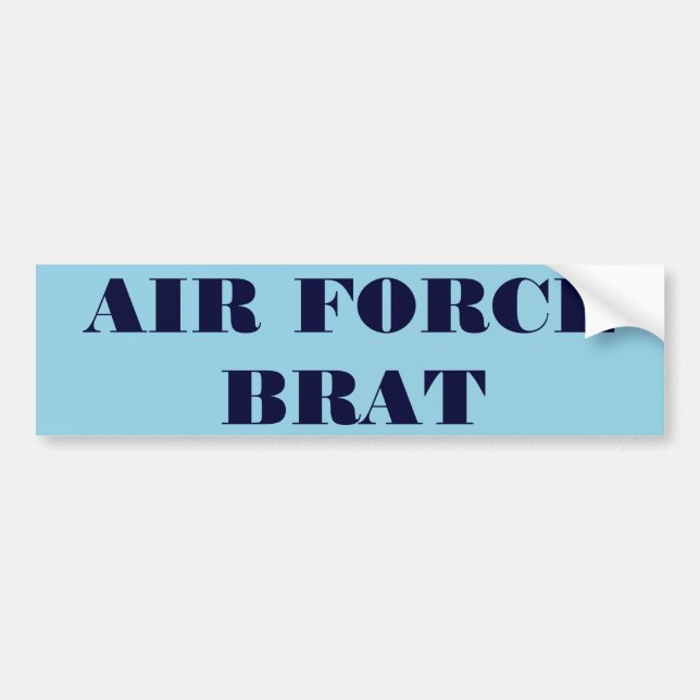 Bumper Sticker Air Force Brat (Front)