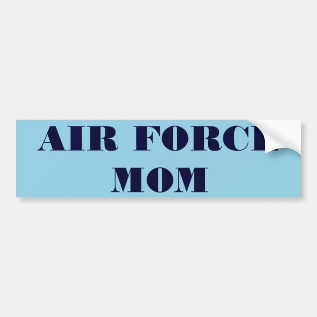 Bumper Sticker Air Force Mom (Front)