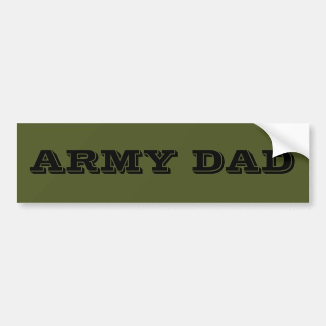 Bumper Sticker Army Dad (Front)