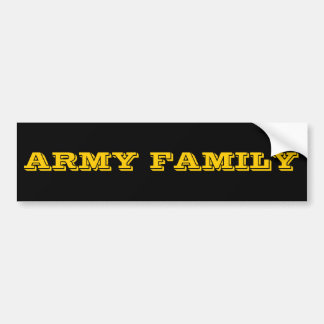 Bumper Sticker Army Family