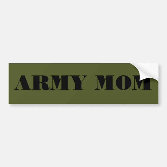 Bumper Sticker Army Mom (Front)