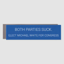 Bumper Sticker - "Both Parties Suck"