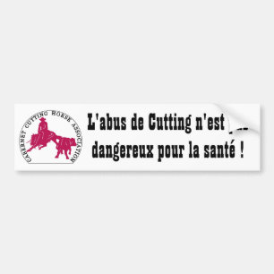 Bumper Sticker Cabernet CHA Blanc Bumper Abus Rose