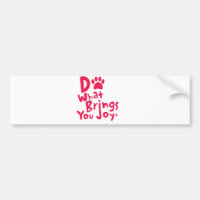 Bumper Sticker Car Bumper Sticker