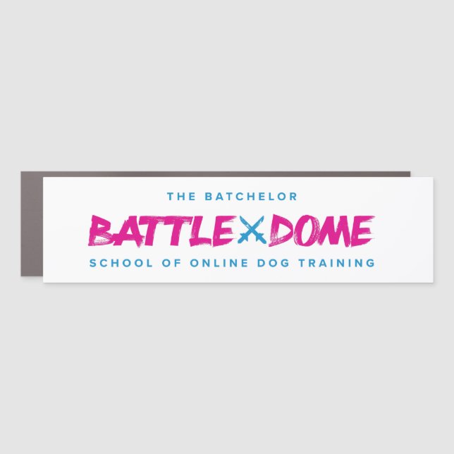 Bumper sticker car magnet (Front)