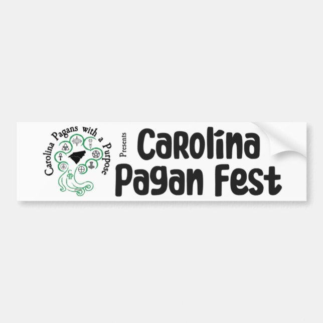 Bumper Sticker, Carolina Pagans with a Purpose  Sticker (Front)