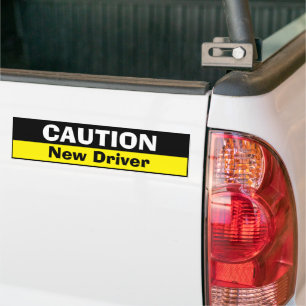 Bumper Sticker - Caution New Driver