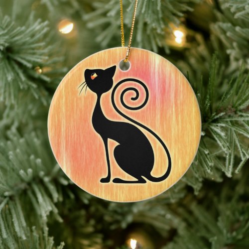 Bumper Sticker Ceramic Ornament