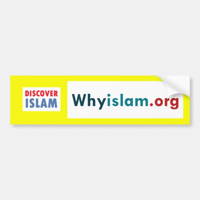 Bumper Sticker Discover Islam (4) (Front)