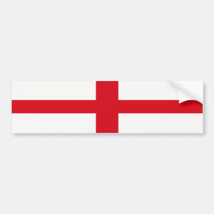 Bumper Sticker England St. George Cross Flag