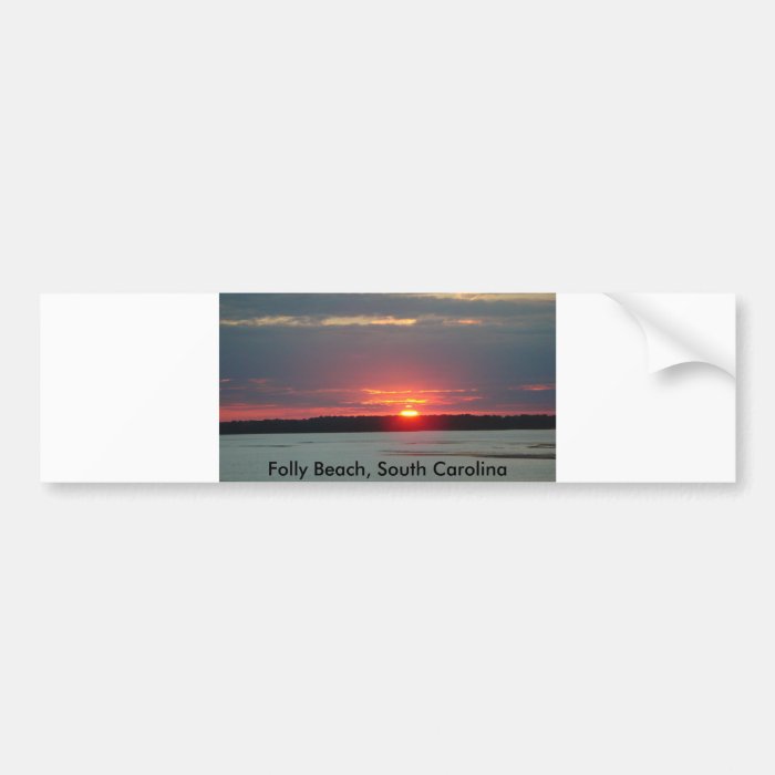 Bumper Sticker, Folly Beach, South Carolina