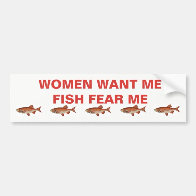 BUMPER STICKER FOR THE FISHERMAN (Front)