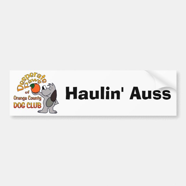 Bumper Sticker:  Haulin' Auss Sticker (Front)
