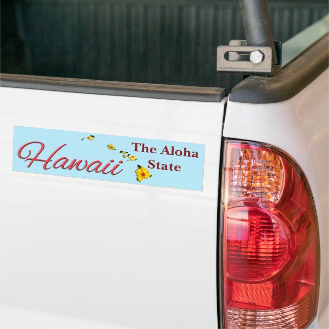 Bumper Sticker - HAWAII (On Truck)