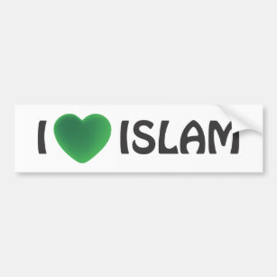 Bumper sticker - I love Islam