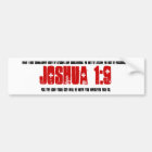 Joshua 1:9 Bible Verse About Strength Bumper Sticker | Zazzle.com