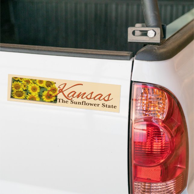 Bumper Sticker - KANSAS (On Truck)