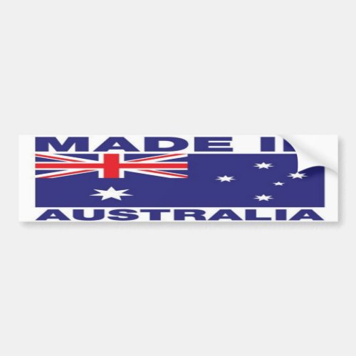Bumper Sticker _ Made In Australia