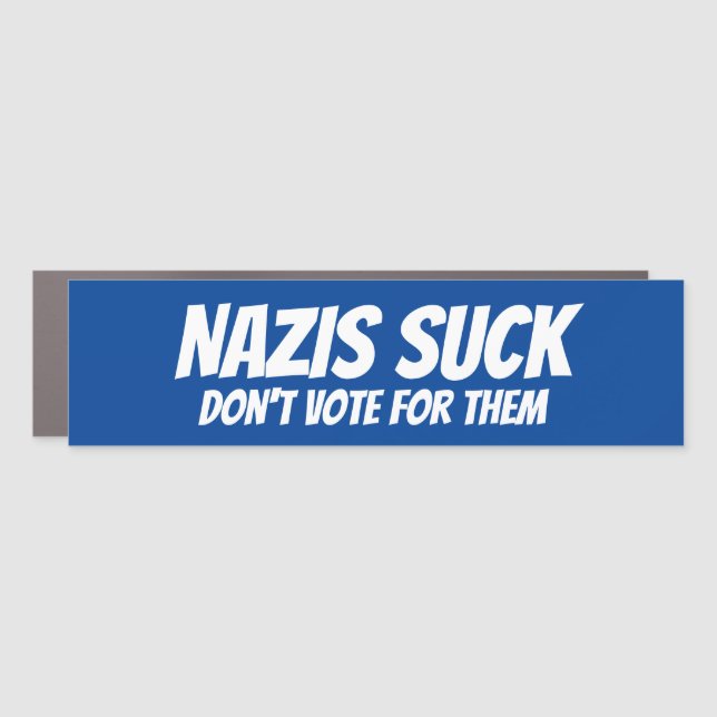 Bumper sticker magnate  car magnet (Front)