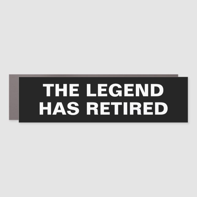 Bumper Sticker Magnet- Funny Car Magnet (Front)