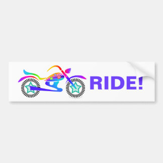 Bumper Sticker Motorcycle Bike Biker