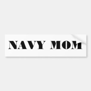 Bumper Sticker Navy Mom