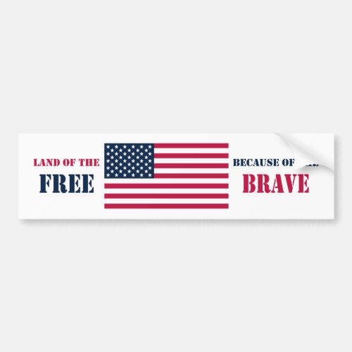 Bumper Sticker Patriotic