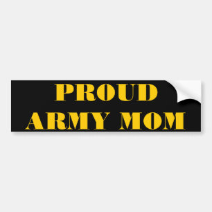 Bumper Sticker Proud Army Mom