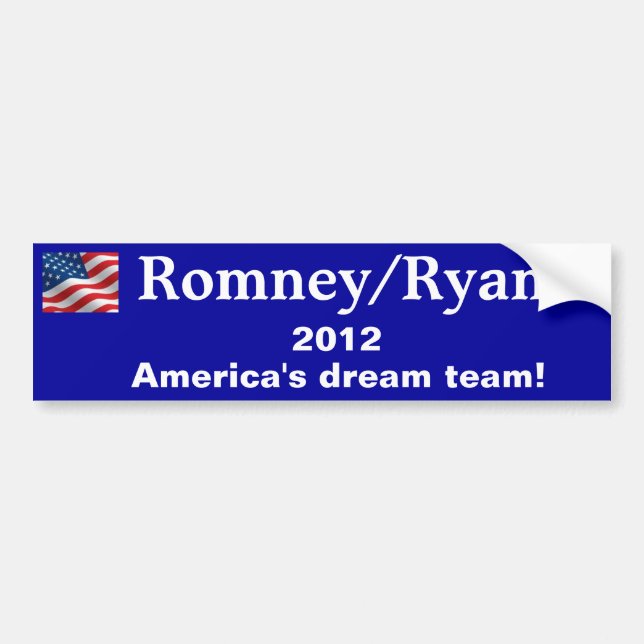 Bumper Sticker Romney/Ryan 2012 (Front)