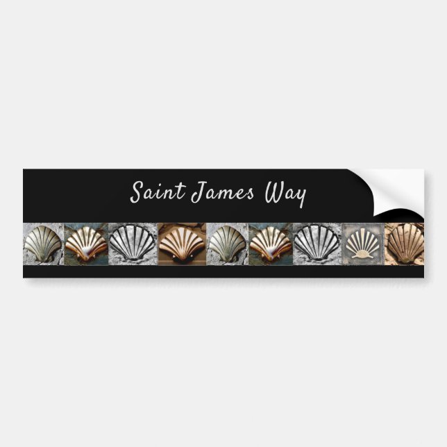 Bumper Sticker  Saint James Way (Front)