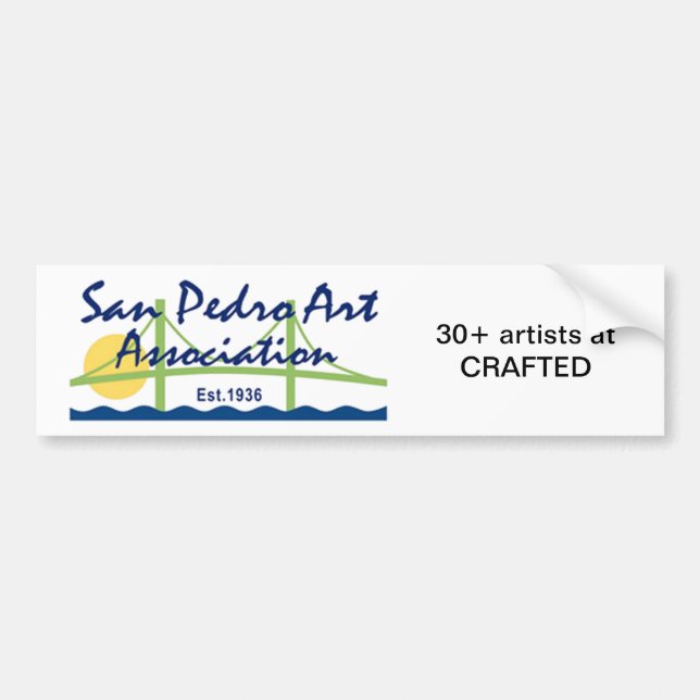 Bumper Sticker - SPAA Logo 30 plus artists (Front)
