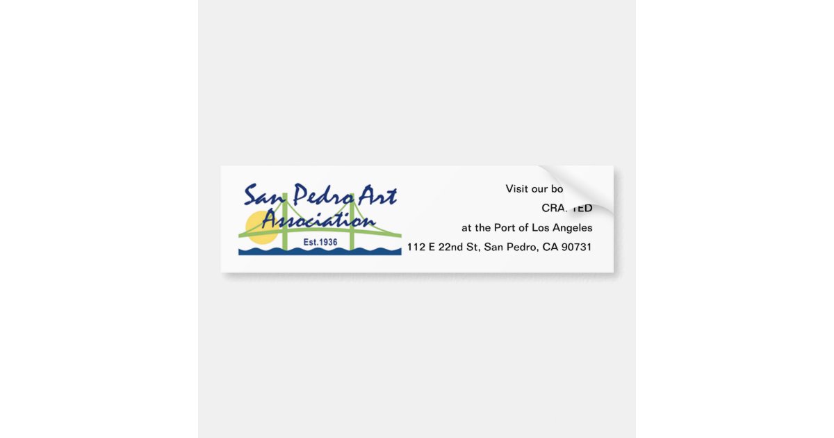 Bumper Sticker - SPAA Logo and Location | Zazzle