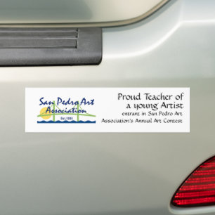 Bumper Sticker - SPAA Logo and Proud Teacher