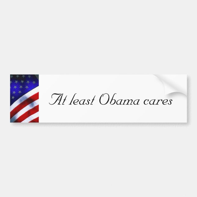 Bumper sticker supporting President's efforts (Front)