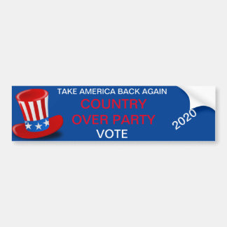 Bumper Sticker - TABA Country Over Party