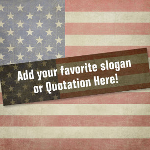 Bumper Sticker Template