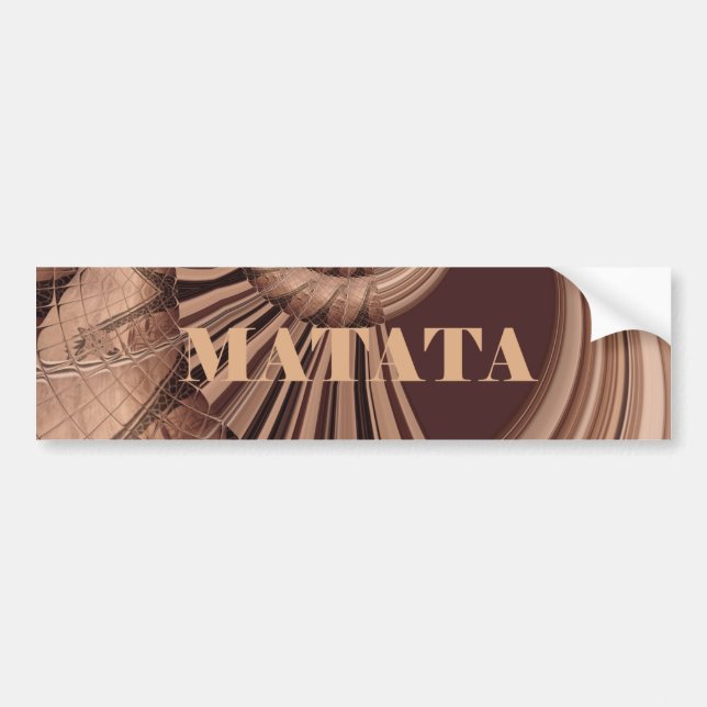 Bumper Sticker Template Car Bumper Sticker (Front)