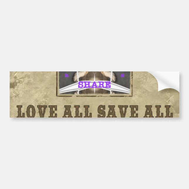 Bumper Sticker Template Car Bumper Sticker (Front)