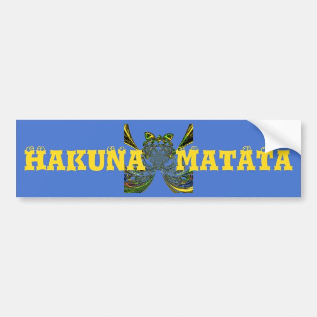 Bumper Sticker Template Car Bumper Sticker (Front)