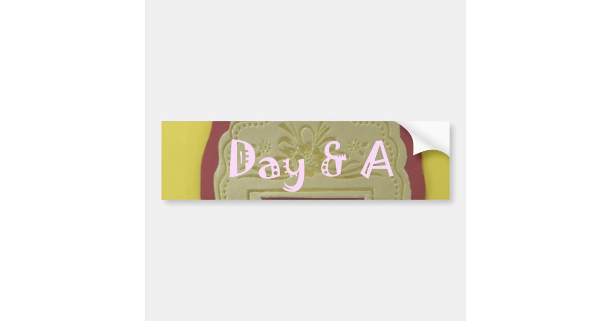 Bumper Sticker Template Car Bumper Sticker | Zazzle